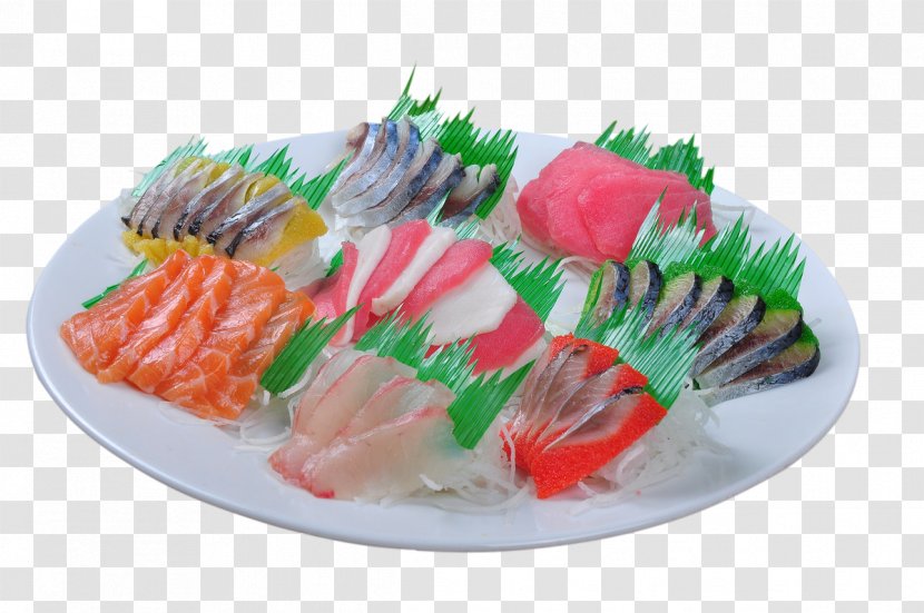 Sashimi Sushi Japanese Cuisine Smoked Salmon Pandalus Borealis - Canap%c3%a9 Transparent PNG