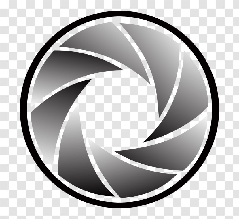 Diaphragm Photography Logo Black And White - Thoracic - 王者荣耀 Transparent PNG