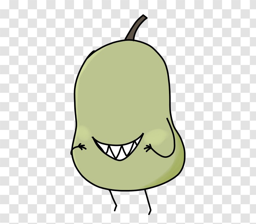 Pear Nose Green Clip Art - Food Transparent PNG