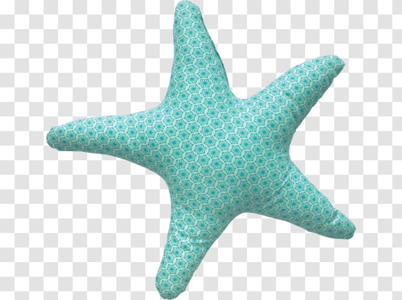 Starfish Sea Cushion Throw Pillows - Blue Star Transparent PNG