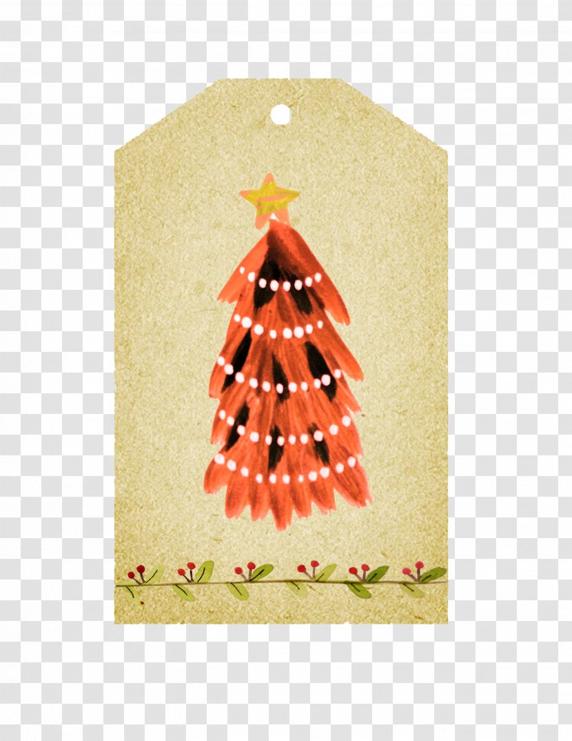 Christmas Ornament Tree Decoration Watercolor Painting - Yellow Transparent PNG