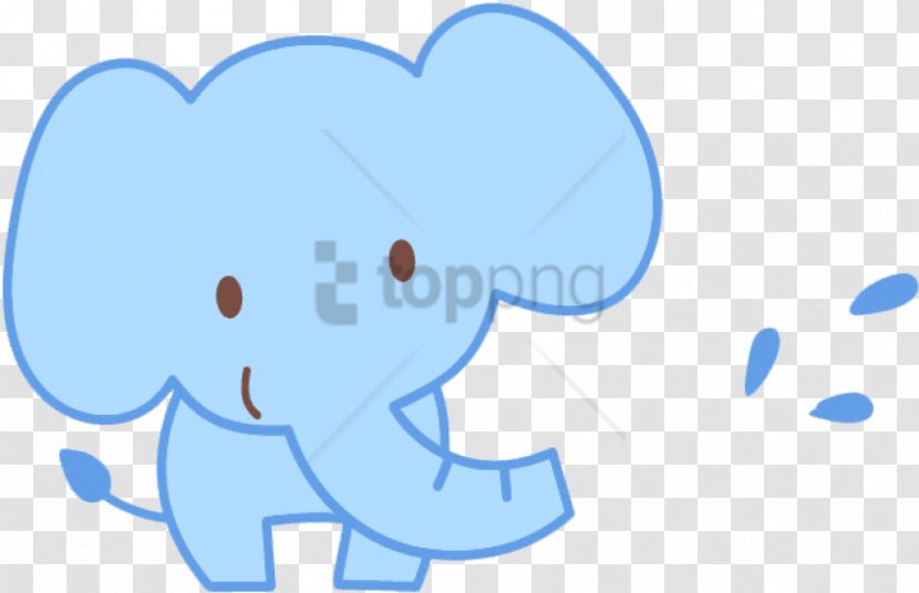 Clip Art Elephant Cartoon Drawing Image - Animated Transparent PNG