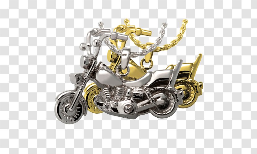 Motorcycle Charms & Pendants Urn Necklace Cremation - Chain Transparent PNG