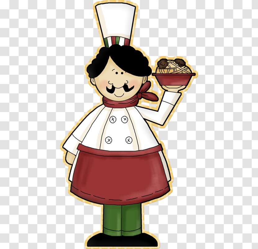 Italian Cuisine Clip Art Chef Pasta Free Content - Cooking Transparent PNG