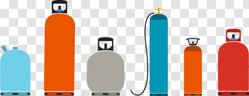 Gas Cylinder Euclidean Vector Icon - Brand - Colorful Illustration Tank Transparent PNG