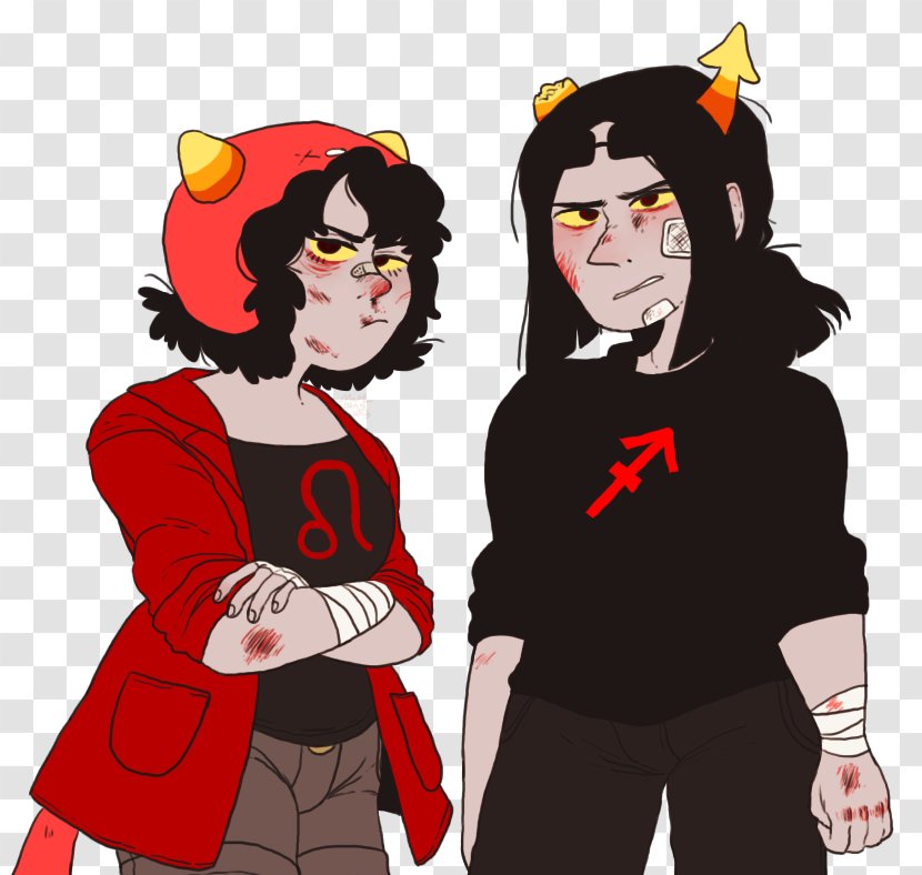 Homestuck Hiveswap Blood Art Red - Catnips - Karkat Peixes Swap Transparent PNG