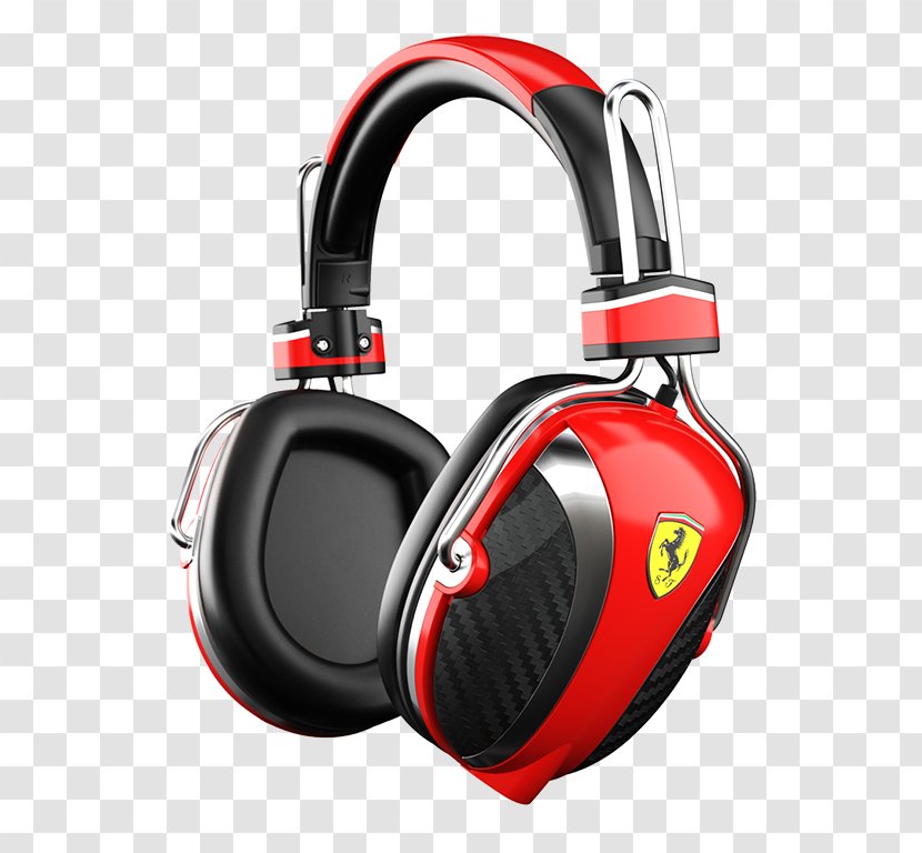 Ferrari S.p.A. Scuderia Noise-cancelling Headphones Transparent PNG