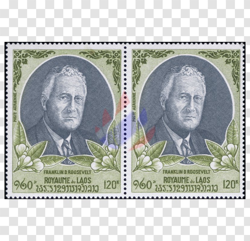 Paper Postage Stamps Picture Frames Currency Mail - Stamp - Franklin D. Roosevelt Transparent PNG