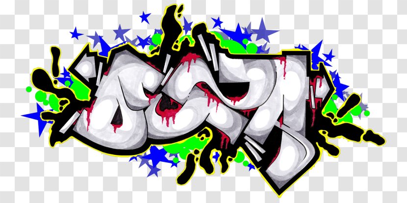 Graffiti Street Art Drawing Mural - Watercolor Transparent PNG