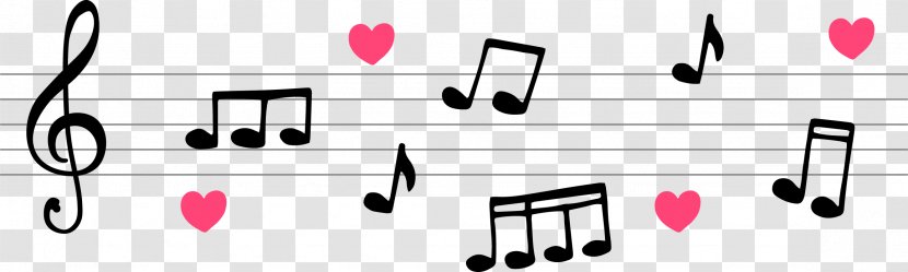 Musical Note Ensemble - Silhouette - Notes Love Floating Material Transparent PNG