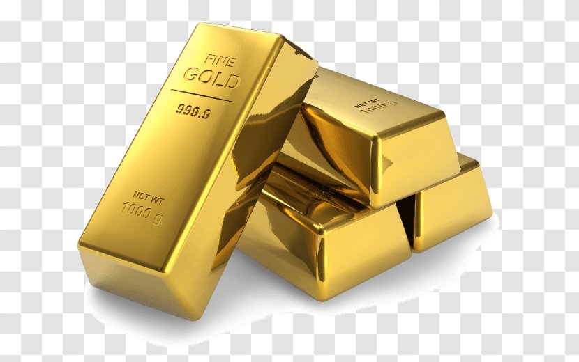 Bullion Gold As An Investment Money Bar - Metal Transparent PNG