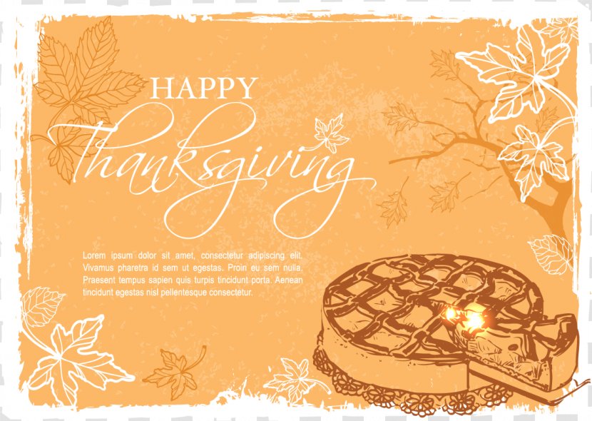 Thanksgiving Drawing Illustration - Vector Happy Transparent PNG