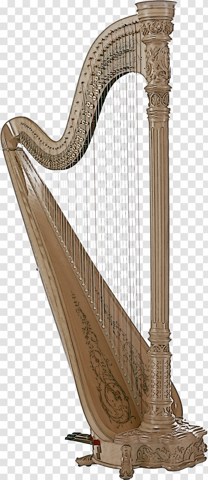 Harp Clàrsach Konghou Plucked String Instruments String Instrument Transparent PNG