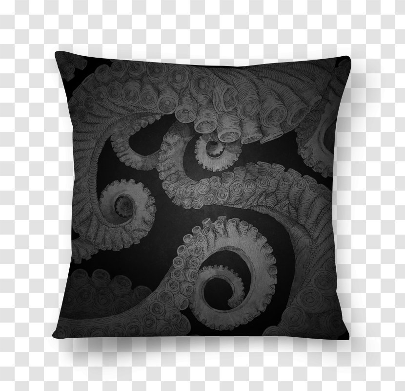Throw Pillows Cushion Rectangle White - Octopus Transparent PNG