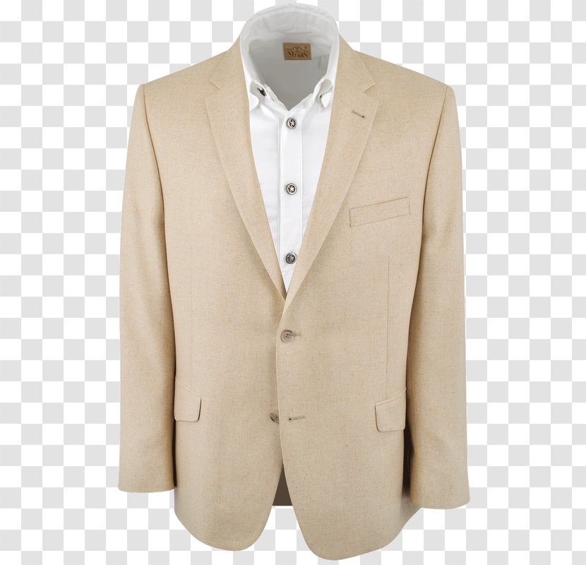 Tuxedo M. Beige - Herringbone Transparent PNG