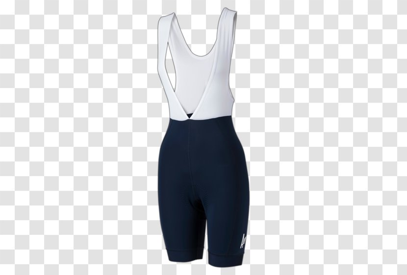 Bib Navy Blue Bicycle Shorts & Briefs A-line - Cyclist Front Transparent PNG