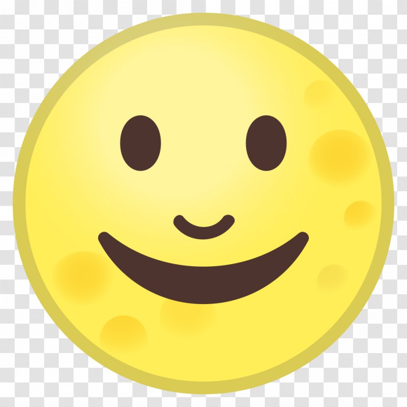 Smiley Emoticon Image - Emoji - Moon Transparent PNG