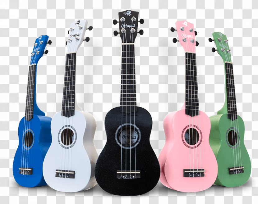 Ukulele Acoustic Guitar Acoustic-electric Tiple Musical Instruments - Watercolor Transparent PNG