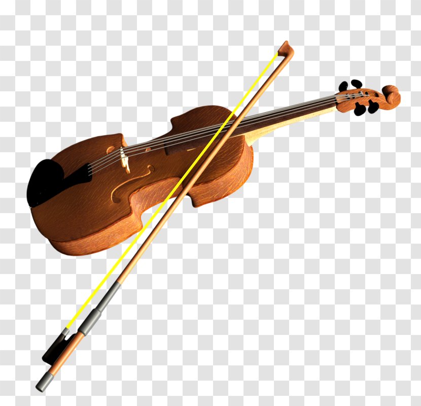 Violone Violin Viola Cello Fiddle - Watercolor - Hand-painted Wooden Transparent PNG
