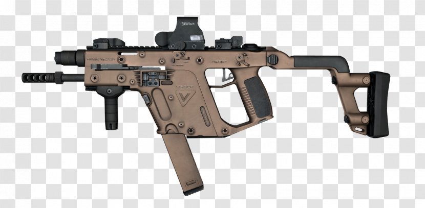 KRISS Vector Weapon Blowback Submachine Gun Firearm - Heart - Machine Transparent PNG