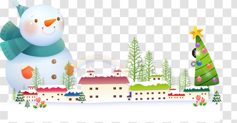 Snowman Christmas Illustration - Ornament Transparent PNG