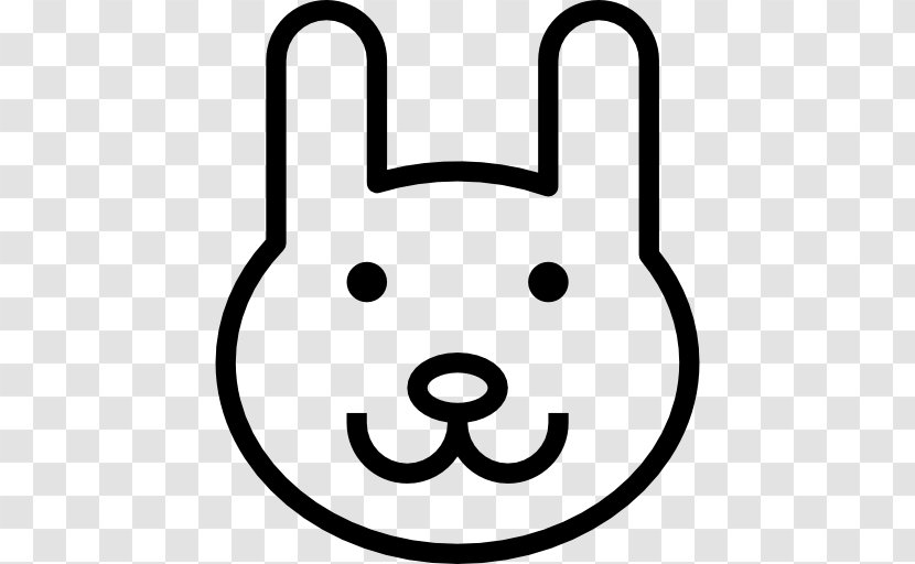 Snout Line Clip Art - Face - Rabbit ICON Transparent PNG