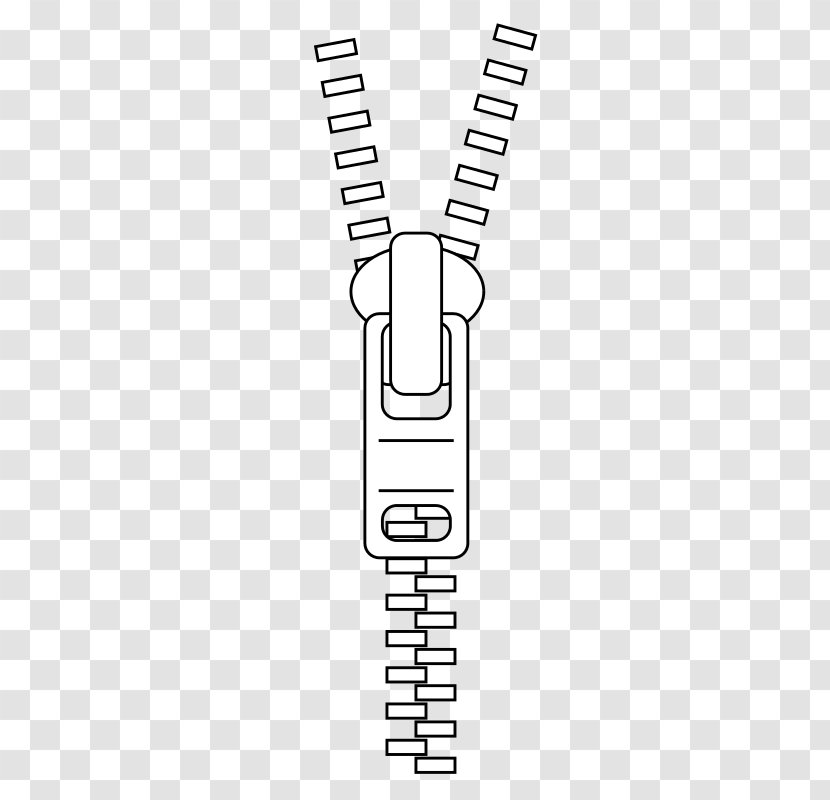 Zip Clip Art - Product Design - Zipper Transparent PNG