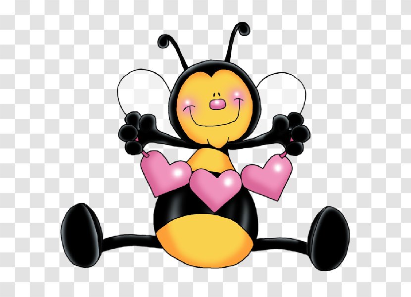 Honey Bee Maya Heart Clip Art - Membrane Winged Insect - Characters Clipart Transparent PNG