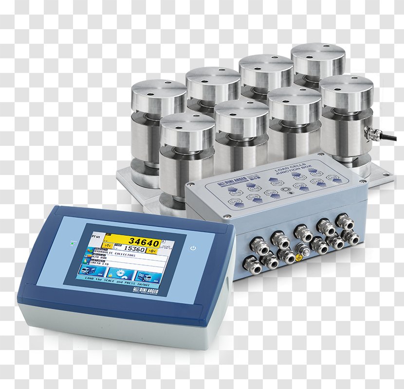 Measuring Scales Truck Scale Load Cell System Bascule - Electronics - Loading Transparent PNG