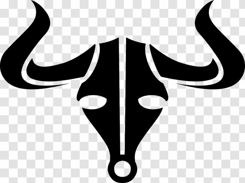 Cattle Bull Horn Silhouette - Skull Transparent PNG