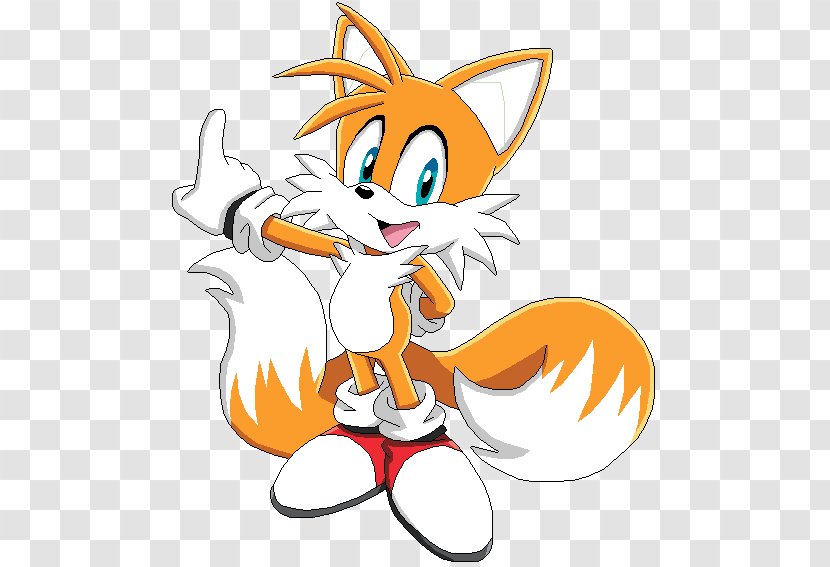 Tails Sonic Chaos The Hedgehog Shadow Rush Adventure - Orange Transparent PNG