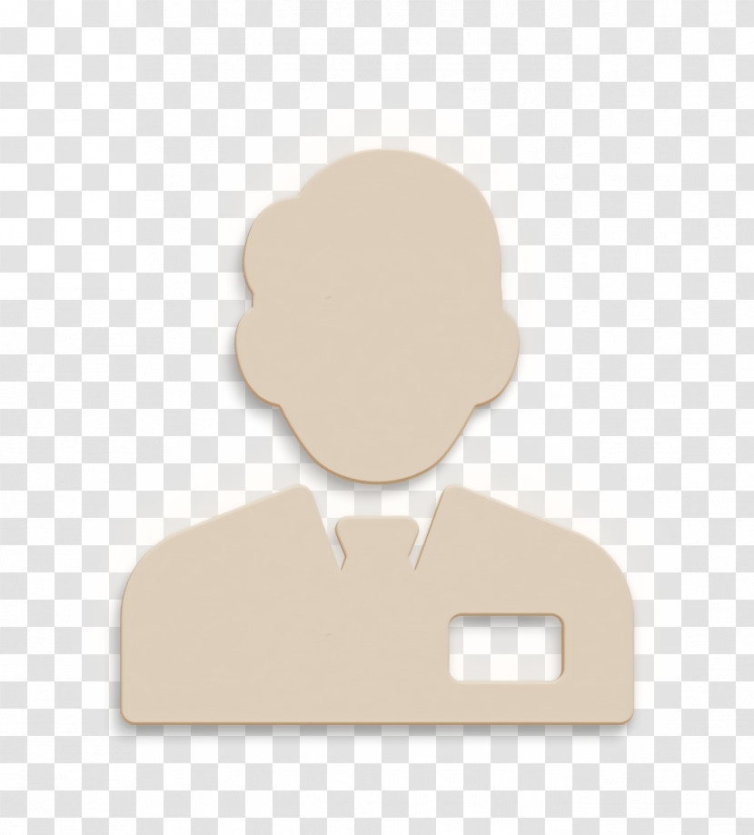 People Icon Salesman Icon Clerk With Tie Icon Transparent PNG