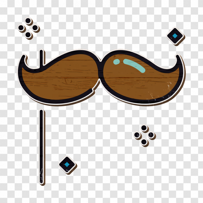 Birthday And Party Icon Party Icon Moustache Icon Transparent PNG