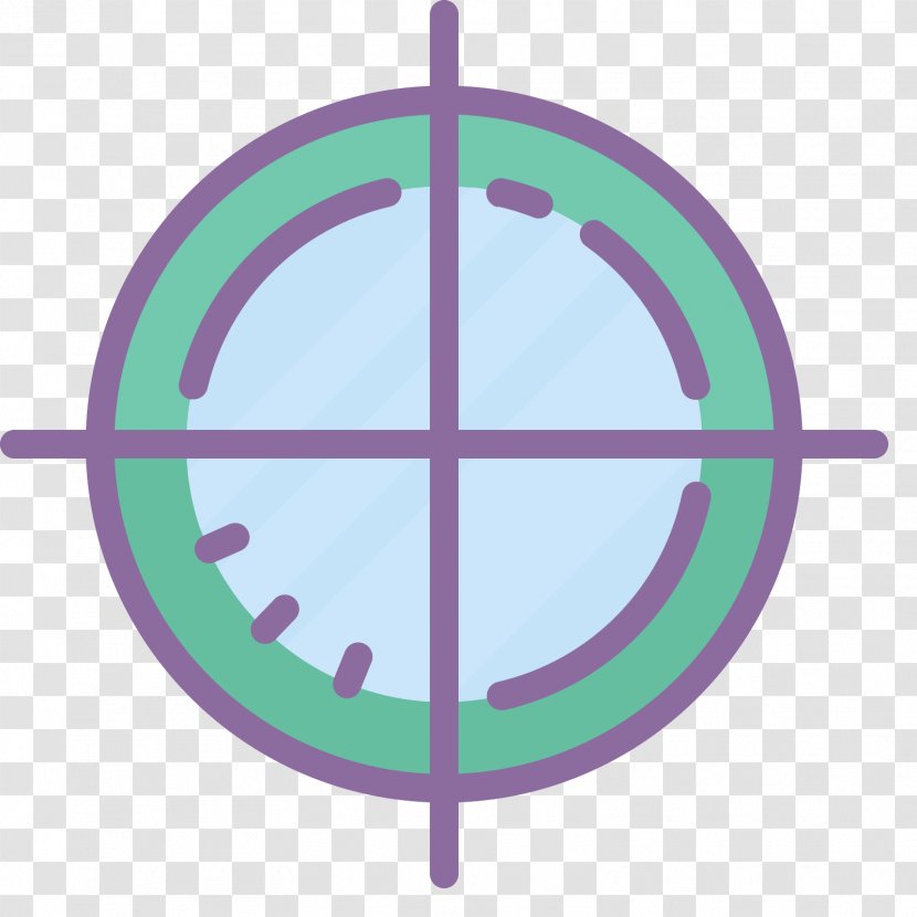 Symbol - Purple - Crosshair Transparent PNG