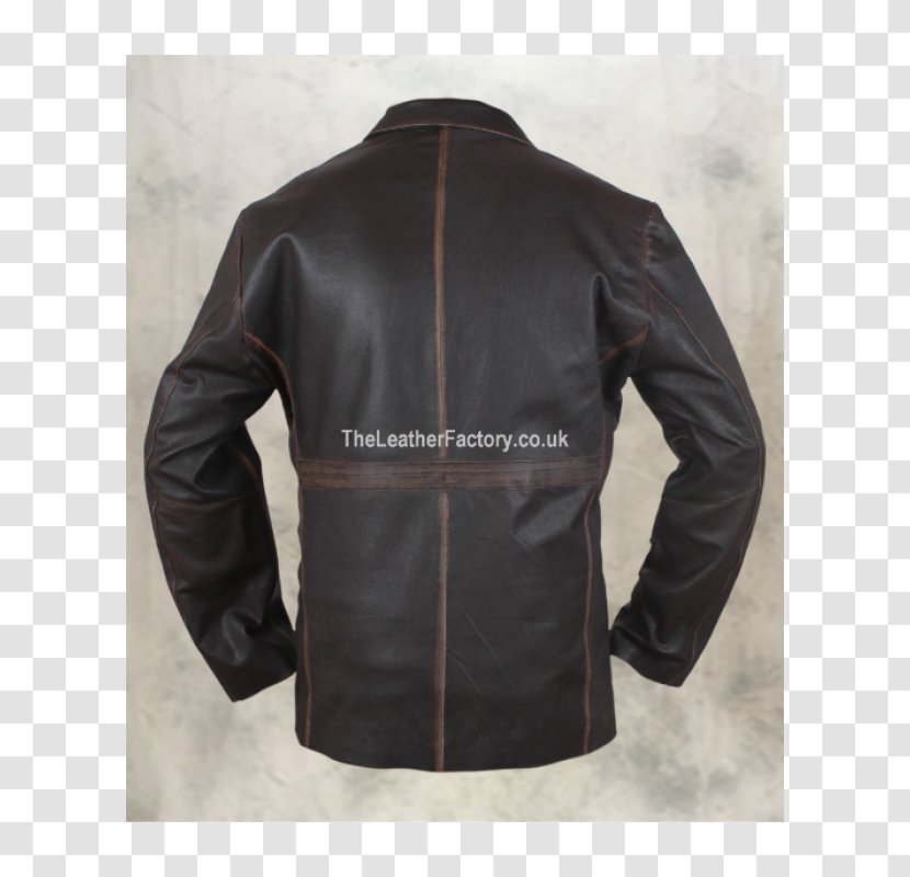 Leather Jacket Textile Lining - Button - Vintage Transparent PNG