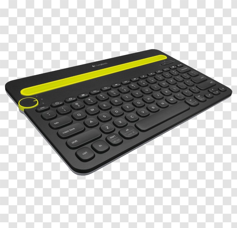Computer Keyboard Logitech Multi-Device K480 K780 Wireless - Multidevice - White Bluetooth Tablet ComputersBluetooth Transparent PNG