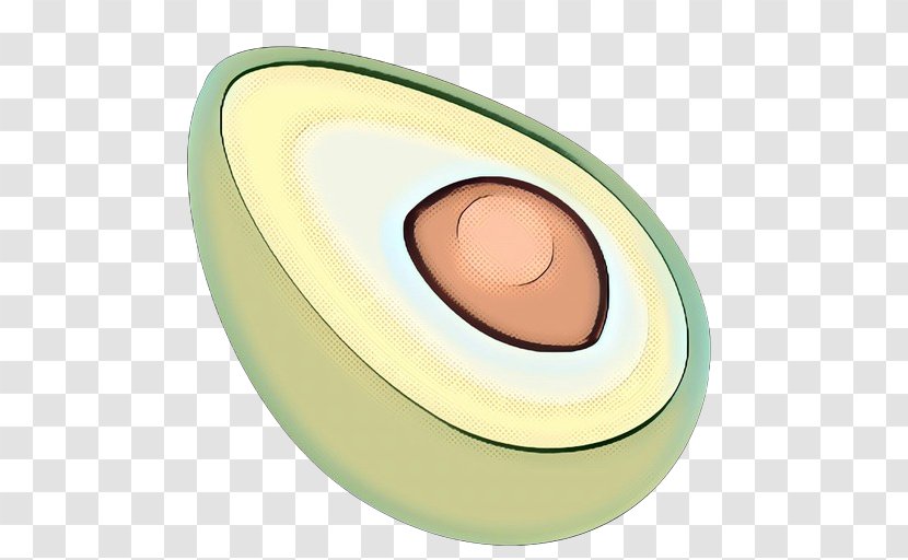 Avocado - Pop Art - Beige Oval Transparent PNG