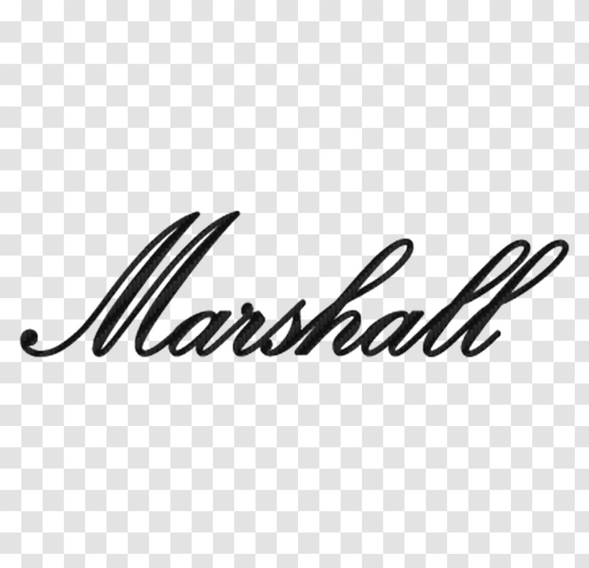 Guitar Amplifier Marshall Amplification Logo Font - Text - Calligraphy Transparent PNG