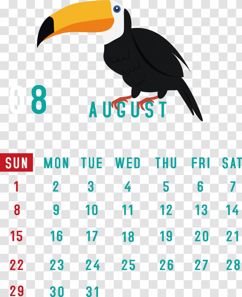 August 2021 Calendar August Calendar 2021 Calendar Transparent PNG