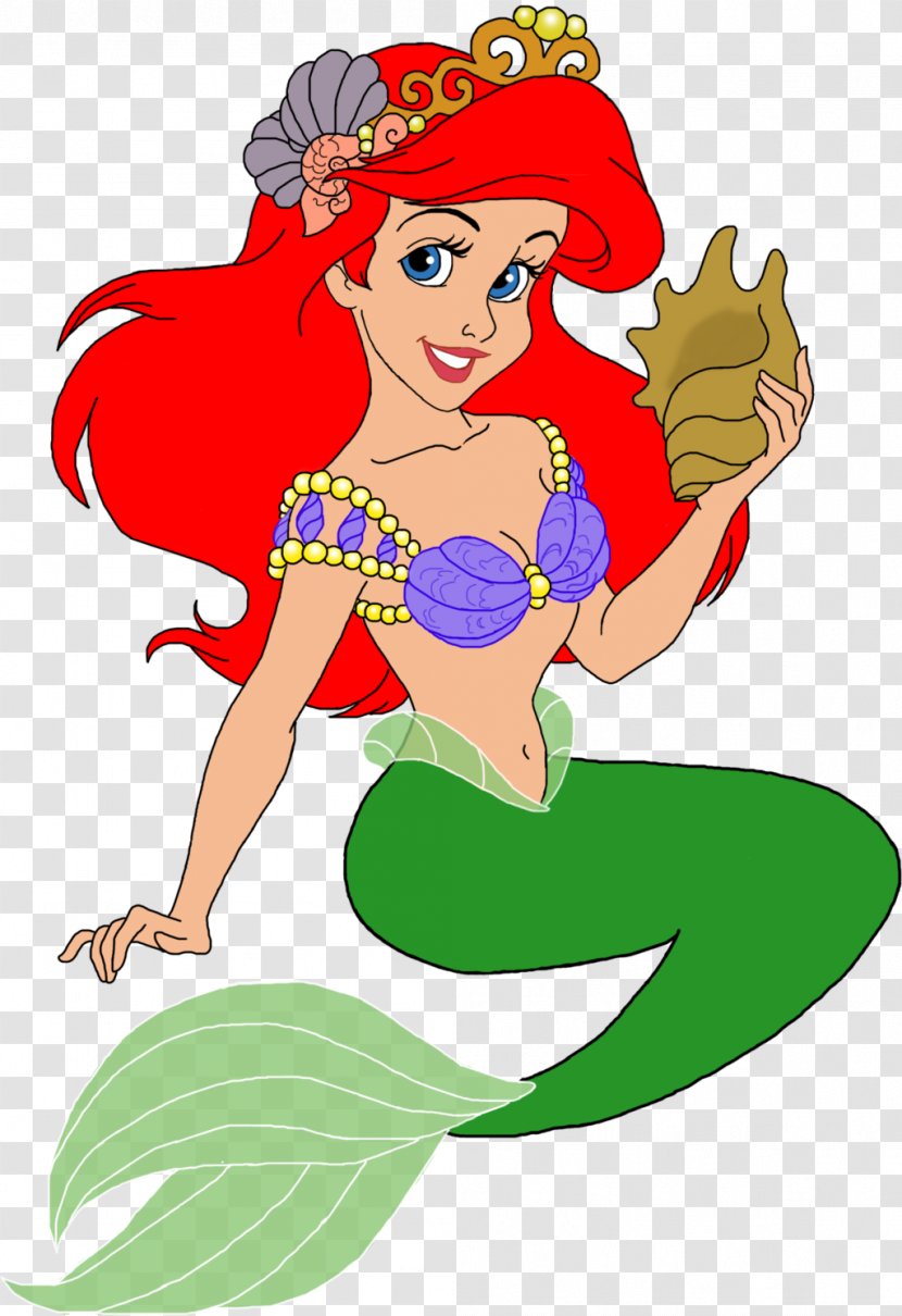 Ariel Mickey Mouse The Prince Little Mermaid Clip Art - Heart Transparent PNG