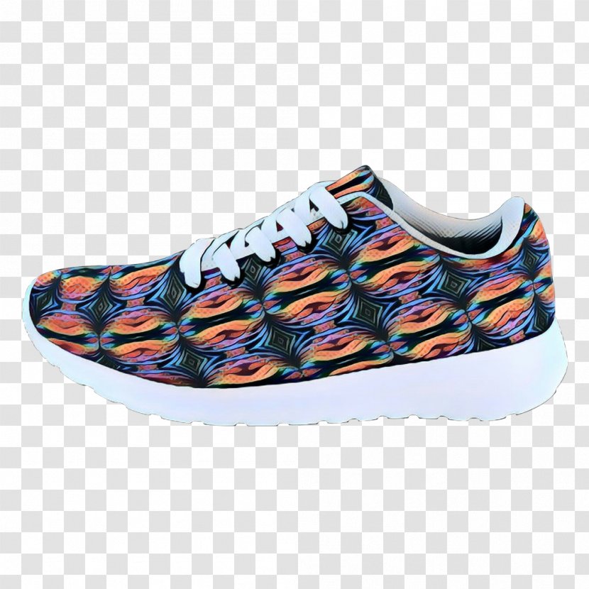 Orange - Blue - Walking Shoe Plimsoll Transparent PNG