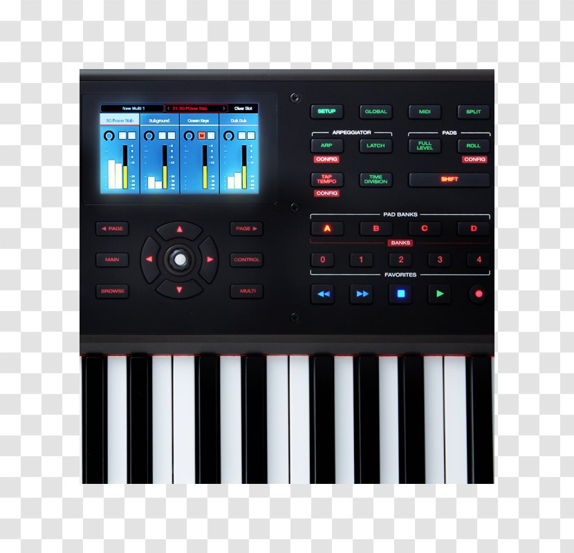 Digital Audio MIDI Controllers M-Audio Keyboard - Cartoon - Computer Transparent PNG