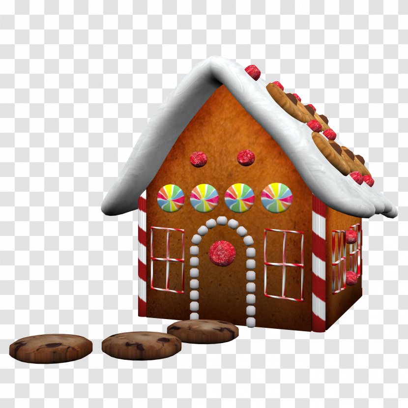 Drawing Paper Fairy Tale Gingerbread House Decoupage - Lebkuchen Transparent PNG