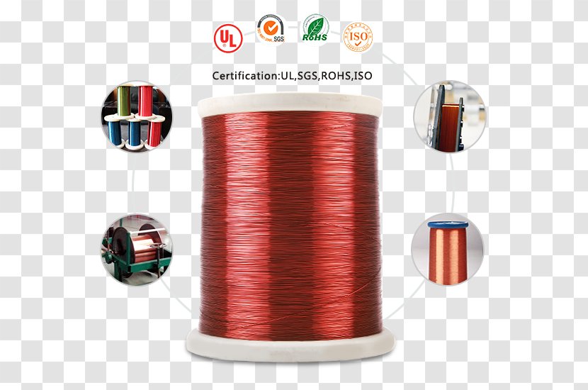 Magnet Wire Copper Conductor Electrical - Reel Transparent PNG