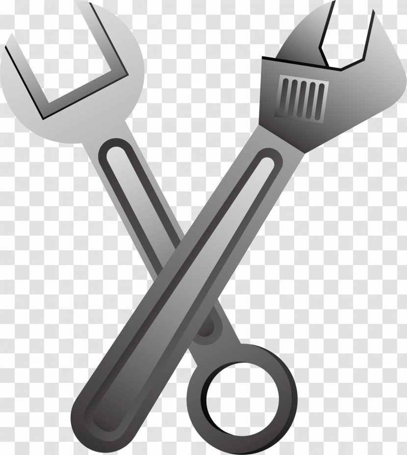 Car Royalty-free Clip Art - Photography - Hand Drawn Gray Spanner Tool Transparent PNG