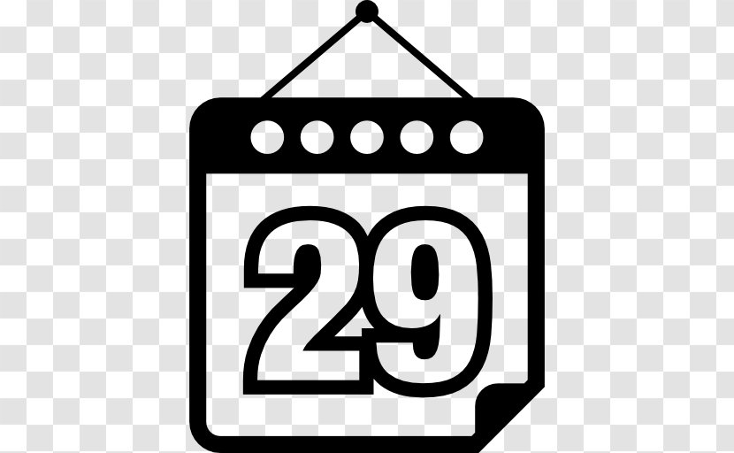 Calendar Symbol - 29day Transparent PNG