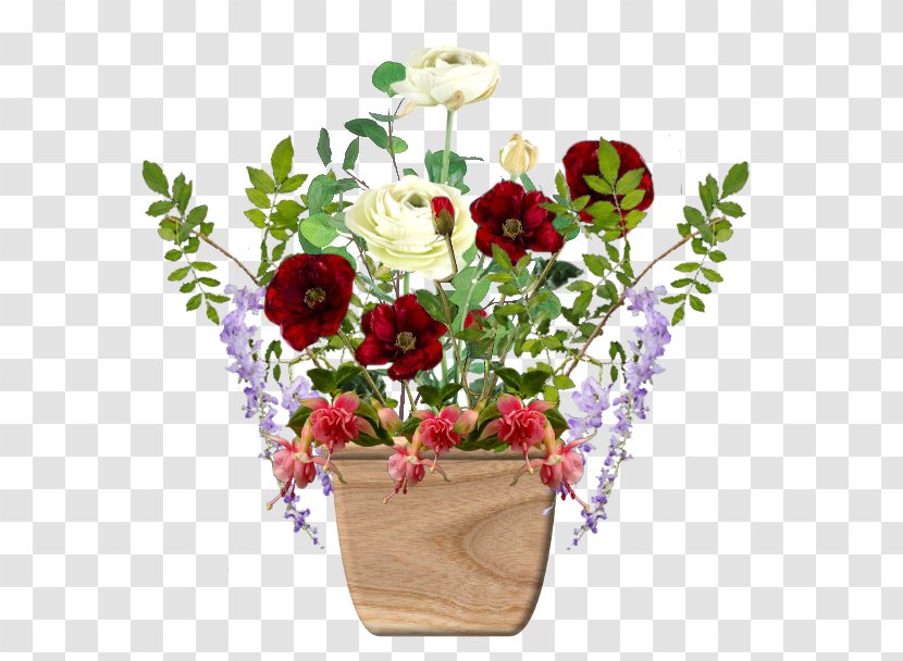 Garden Roses Cut Flowers Floral Design Flowerpot - Blog - Flower Transparent PNG