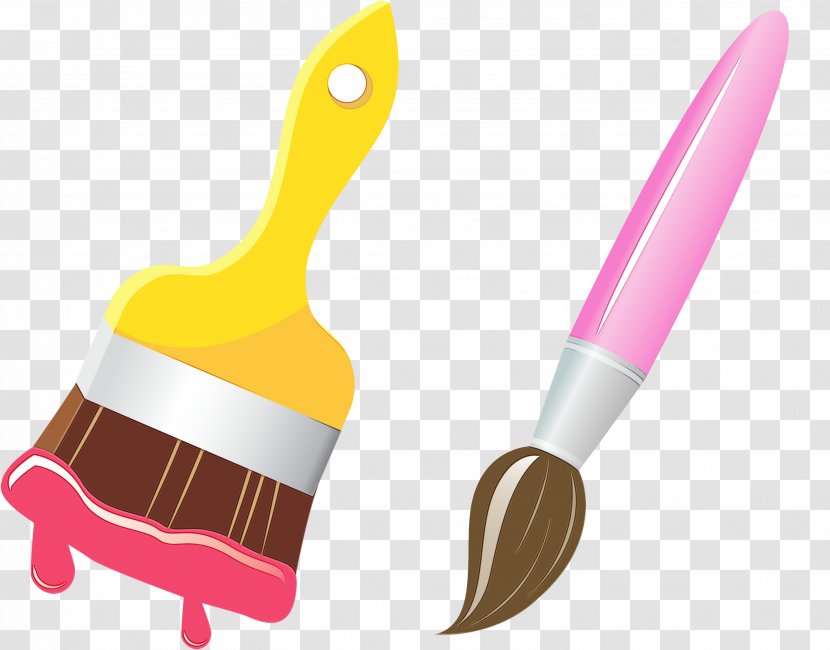Paint Brush Cartoon - Brushes - Nail Care Transparent PNG