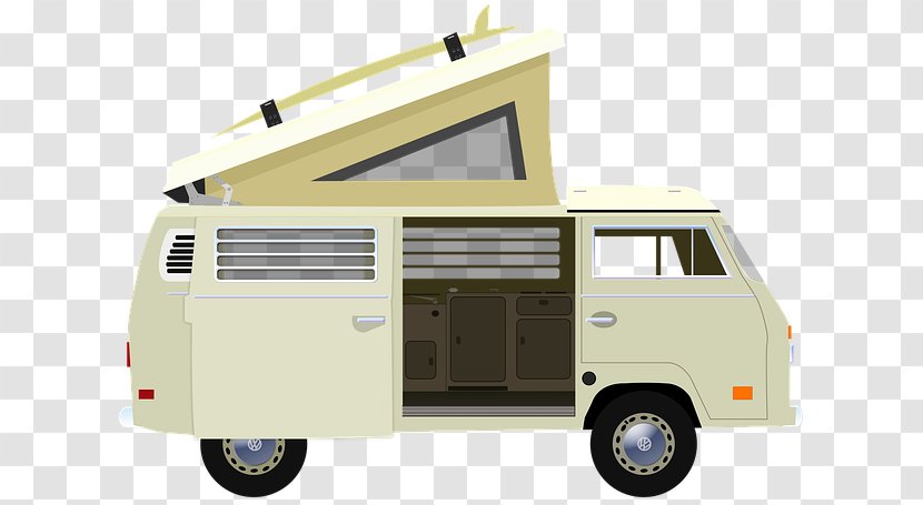 Compact Van Car Campervans Camper Garage - Surf Kombi Transparent PNG