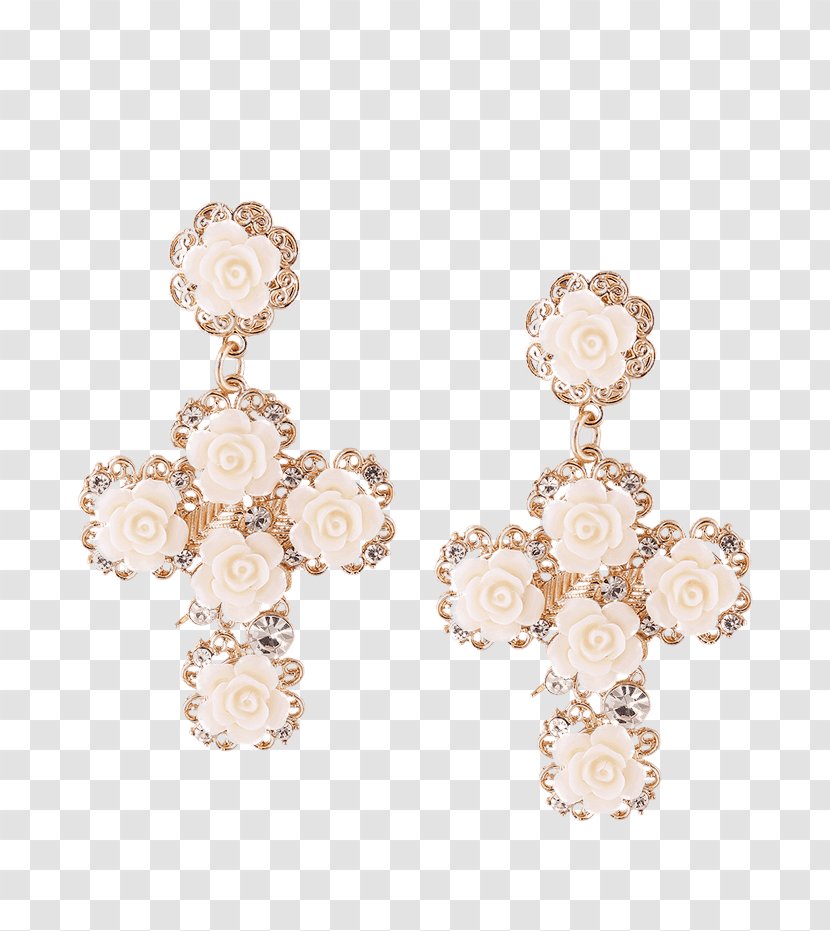 Earring Jewellery Alloy Clothing Accessories Gold - Brooch - Drop Earrings For Women Transparent PNG